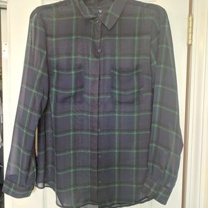 NWOT- Gap Sheer Blouse